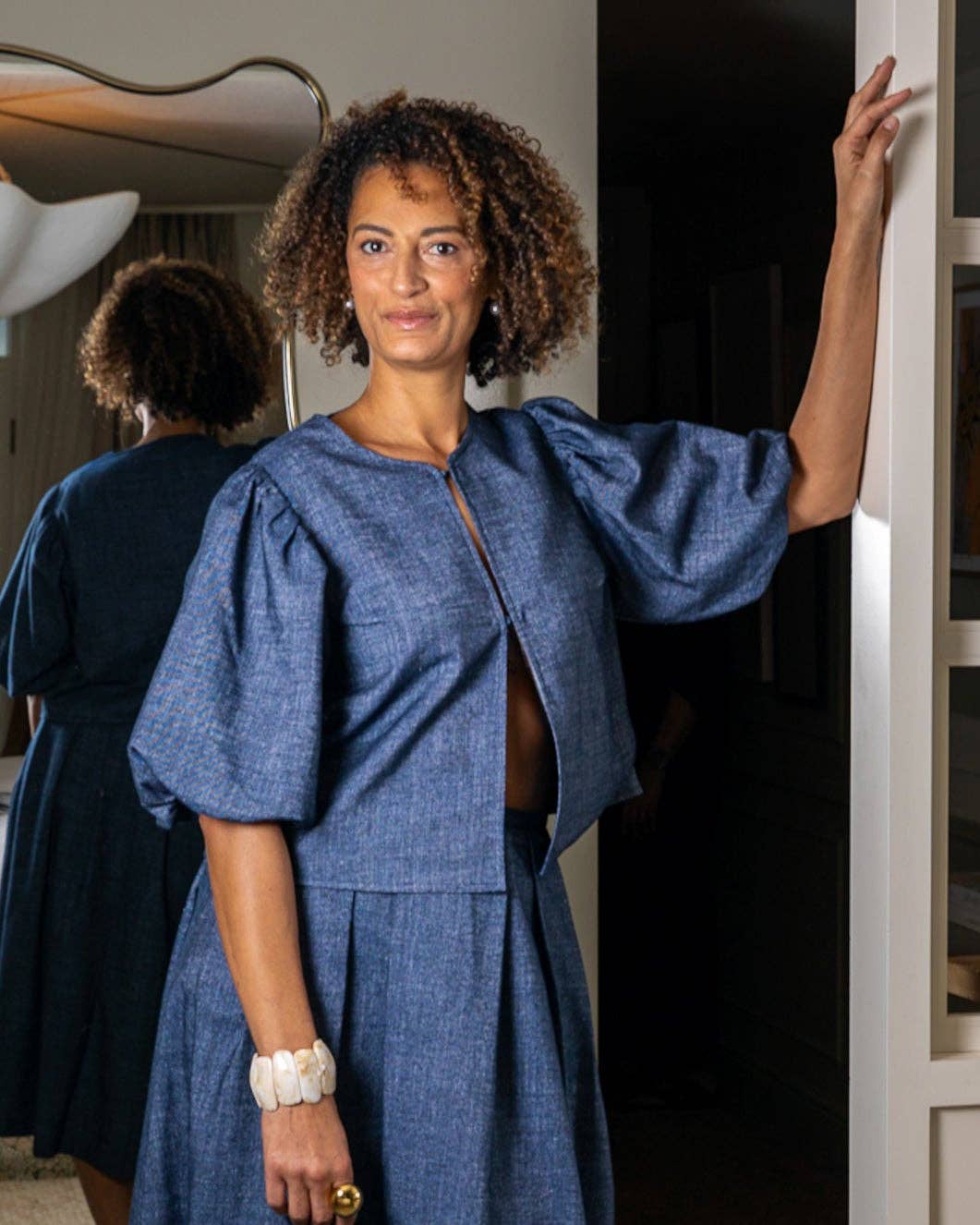 Jessica Jacket | Dark Denim - Image 3