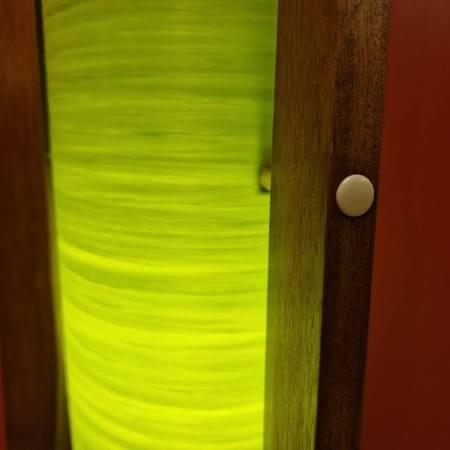 Turquoise Table Rocket Lamp - Image 3