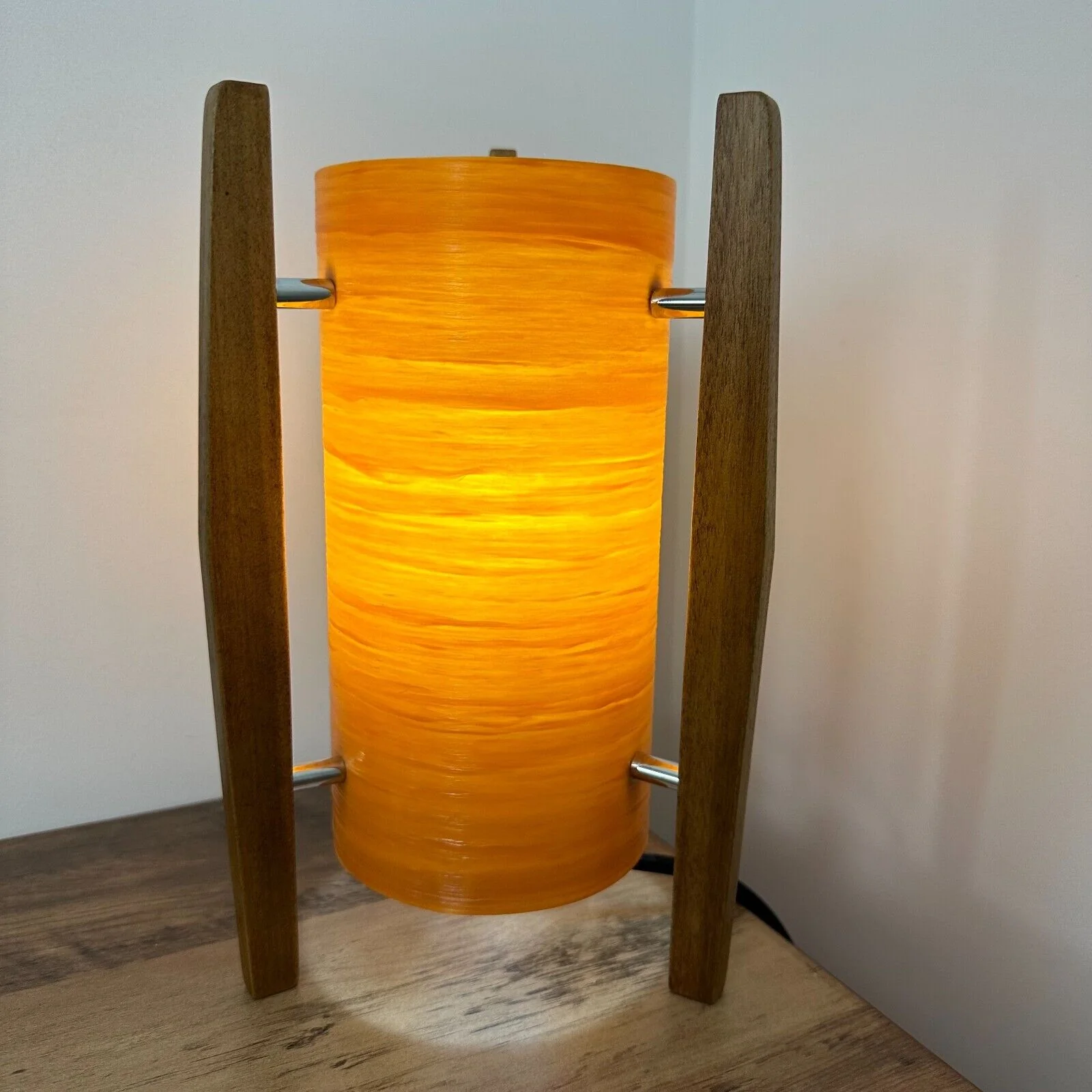 Turquoise Table Rocket Lamp - Image 4